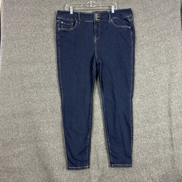 Torrid Jegging Super Soft Jeans Womens 22R Skinny High Rise Stretch Denim Pants - Picture 1 of 12
